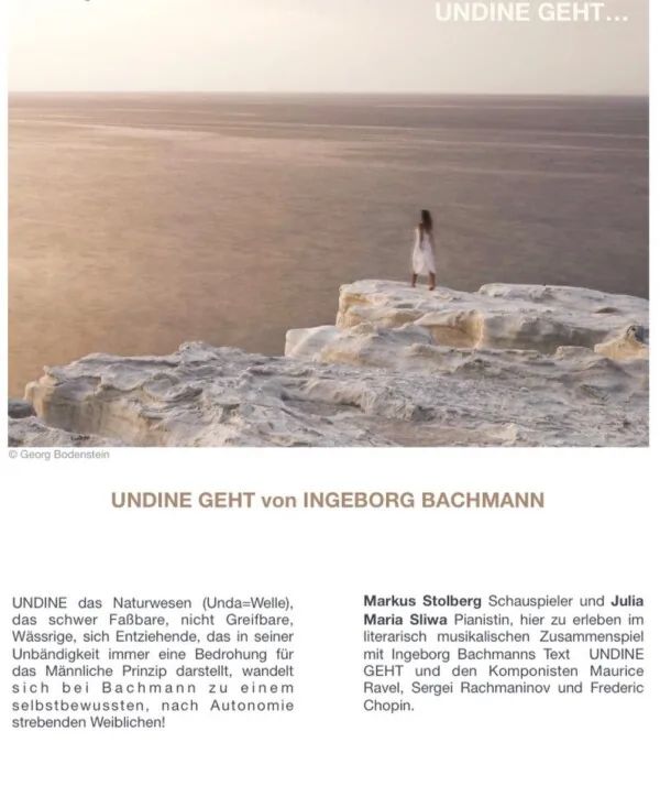 Poster for Undine geht at the Leopold Museum.
