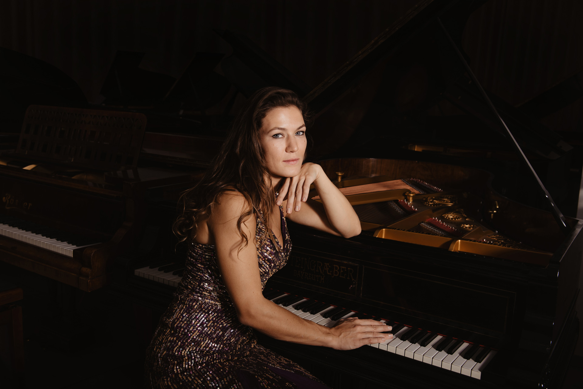 Julia Maria Sliwa am Klavier